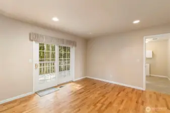 Door to deck