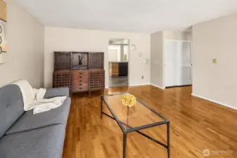 Spacious the living room is ideal for both relaxing and entertaining