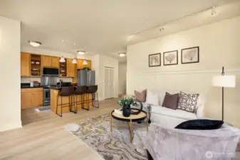 New Luxury Vinyl Plank flooring in most rooms.