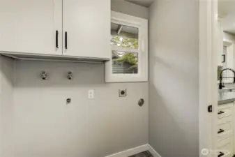 Landry . It have a Washer and Dryer.