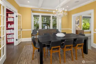 Paint colors in the living, dining & foyer are more vibrant in person than photos show.