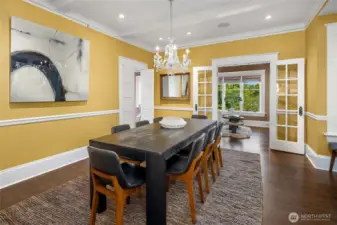 Paint colors in the living, dining & foyer are more vibrant in person than photos show.