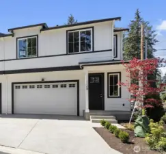 Each home boasts it's own yard. 2-car garage and additionally 2 car parking in your front driveway.