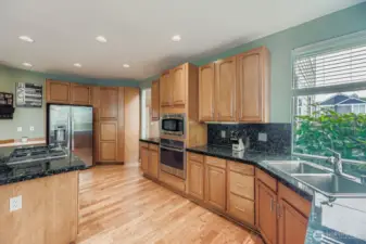 KITCHEN IS ATTRACTIVE AND FUNCTIONAL, REFRIGERATOR COMES WITH THE HOME!