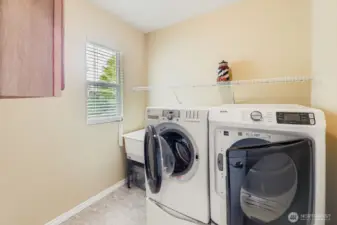 GOOD SIZED LAUNDRY ROOM W/SINK DOWNSTAIRS.  ALL APPLIANCES COME WITH THE HOME!