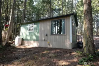 Back side of the cabin.
