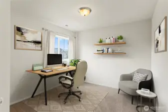 Office/den or can be a 5th bedroom *digitally staged*