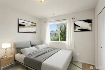 Bedroom 2 **digitally staged**