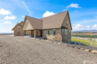 Front of home and views