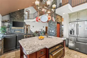 Kitchen island eat up bar