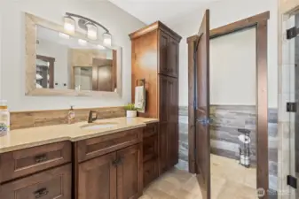 Lower level full bathroom