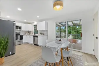 Brand new LVP flooring.