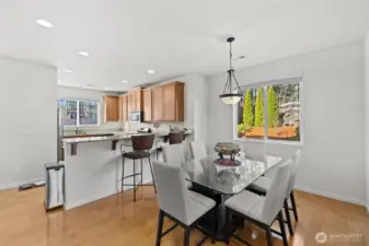 Dining room & Kitchen