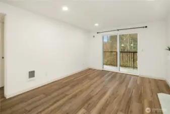 Living room - this is what you see when you enter the front door.