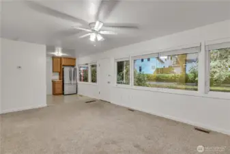 Unit C large living room