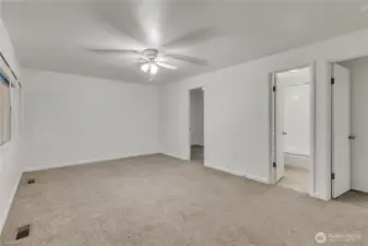 Unit C... another view of living room