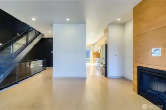 Living Room Open to Kitchen