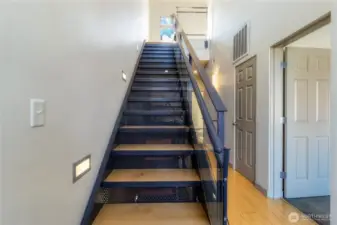 Stairs to Fourth Floor Landing and Deck