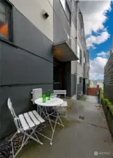 Back patio and walkway