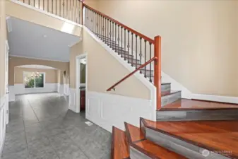 View of the beautiful staircase
