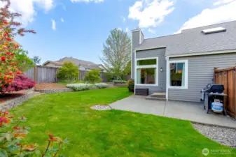 Imagine grilling and sunning here all summer... or maybe add a garden?