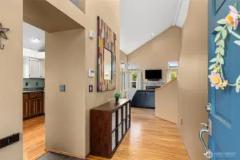 You'll be wow-ed by the tall ceilings and warm bamboo floors and earthy colors.