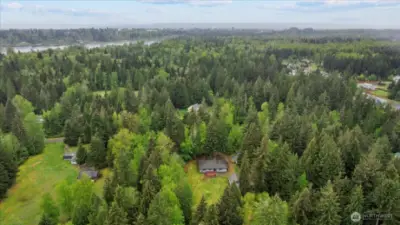Lake Cassidy within an earshot of the home.