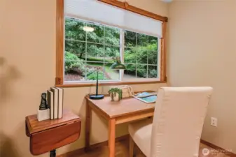 serene view from your work aq home office