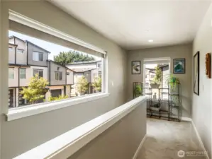 Upstairs Landing, space for a desk or sitting area.