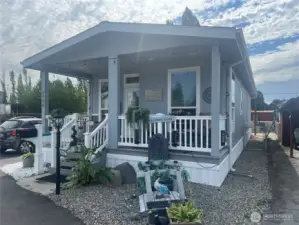 Nearly new 2 bedroom 2 bath home in 55+ community.