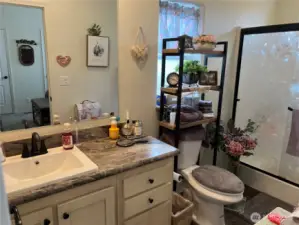 Primary bathroom.