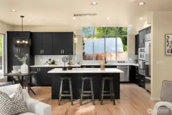 Newly Updated Kitchen: Custom Cabinets, Quartz Counters