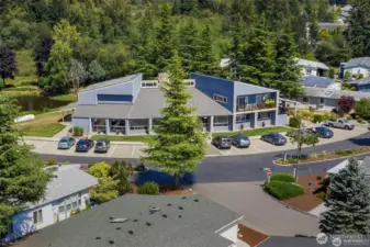 aerial of clubhouse