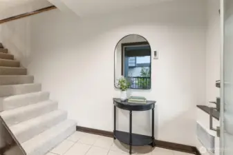 Roomy entry way with garage access. Fresh carpet throughout!