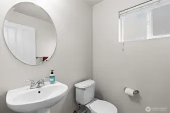 Main floor guest bathroom.