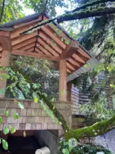 Covered patio.