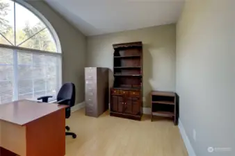 Bonus room has been used as an office