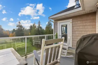 Balcony over looking the First Hole