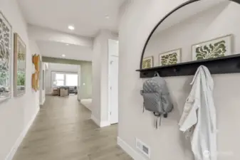 Large, Wide Entry.  Photos are for representational purposes only.  Colors and options may vary.