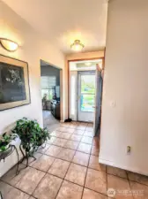 Tile entry in 2nd home.