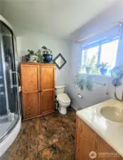 Primary 3/4 bath.