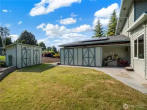 Ample outdoor storage on this one.