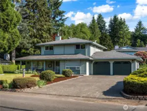 Lots of parking in the driveway. On the right of the garage there is room to park an RV or a boat should you chose to.