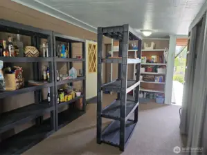 2nd view of Bonus room with outside door.