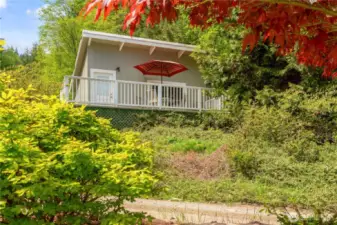 Guest house was the original house on the property.
