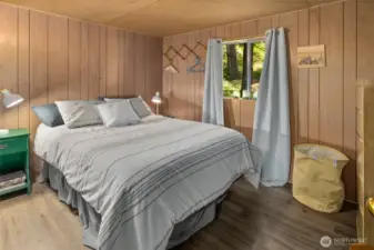 Bedroom on the main floor.