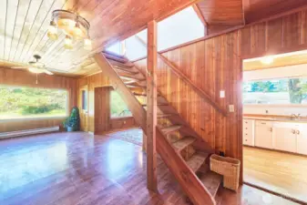 Kitchen entry by the stairway