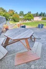 Community picnic area.
