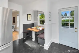 Kitchen with eating nook