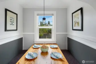 Kitchen with eating nook